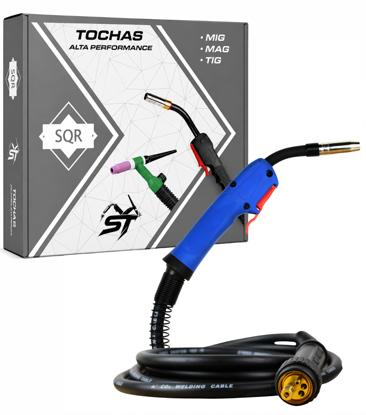 Tocha MIG ST-15 Sem Raspa 3M e 5M 180A SQR